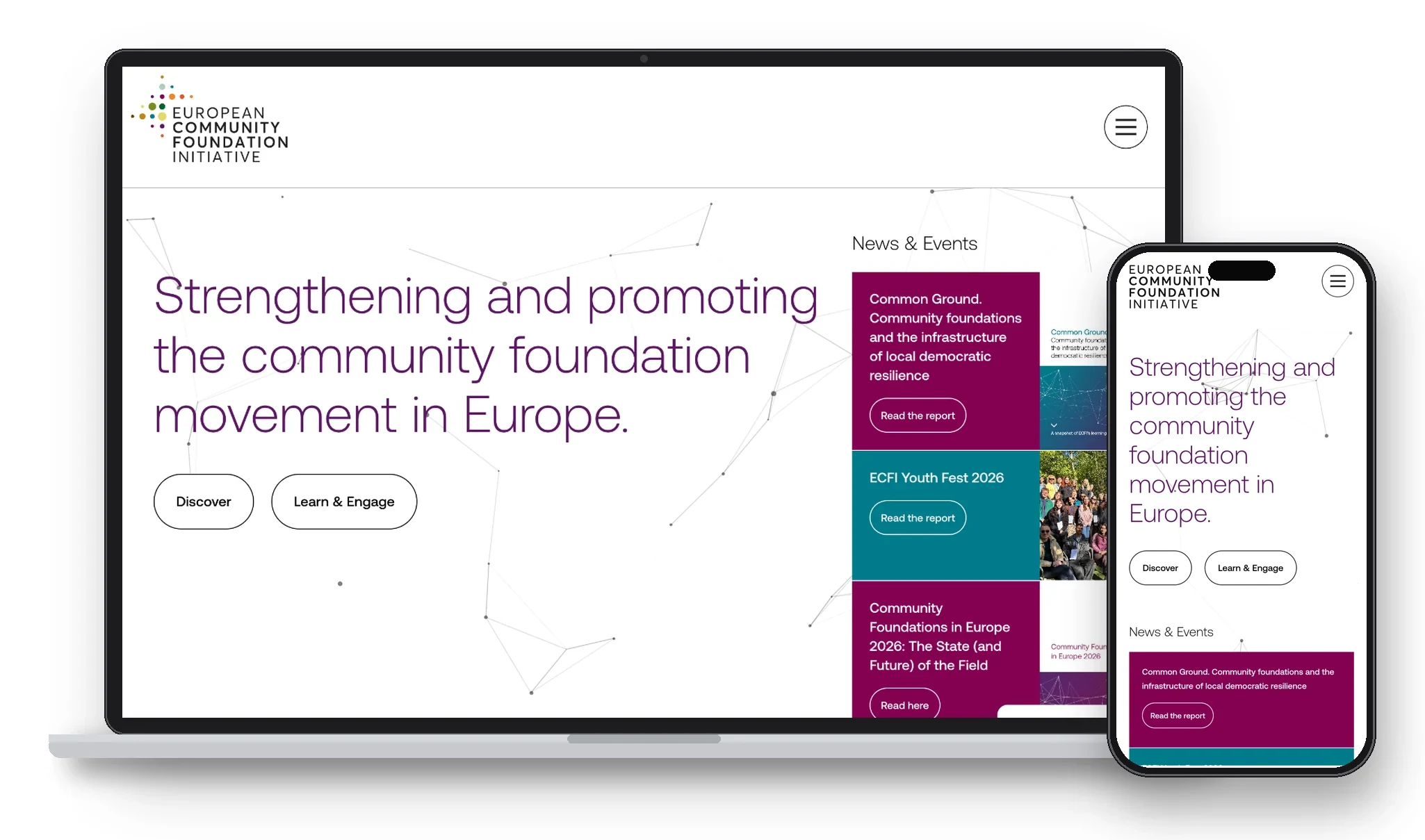 Fundación ECFI — Diseño web